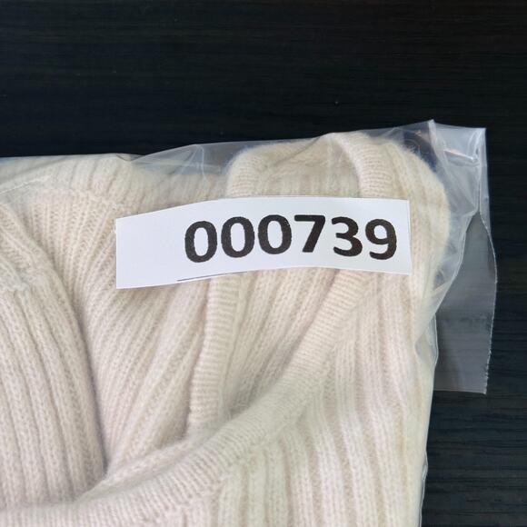 Reform Cashmere Sweater Womens Large Alber Open Back Ribbed Pullover Cozy Chic L - Picture 11 of 11